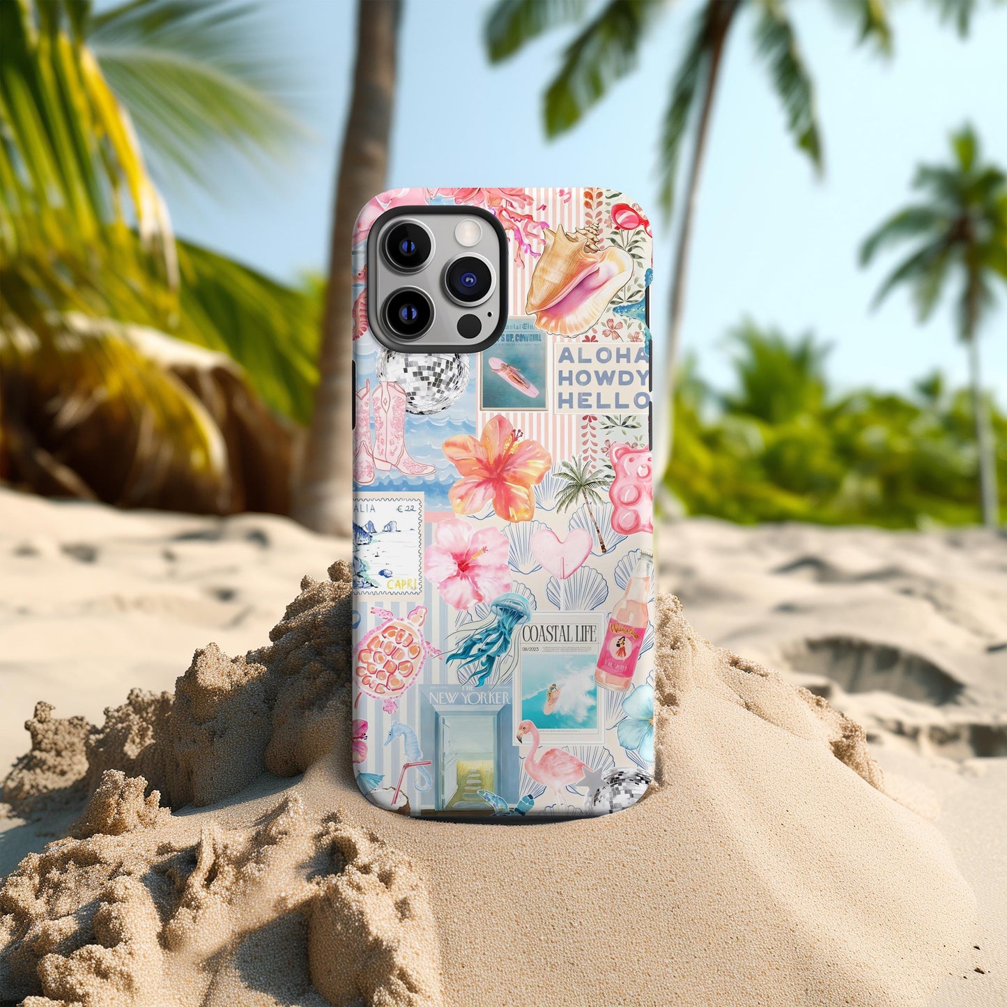 Beachy Blue Coquette Case