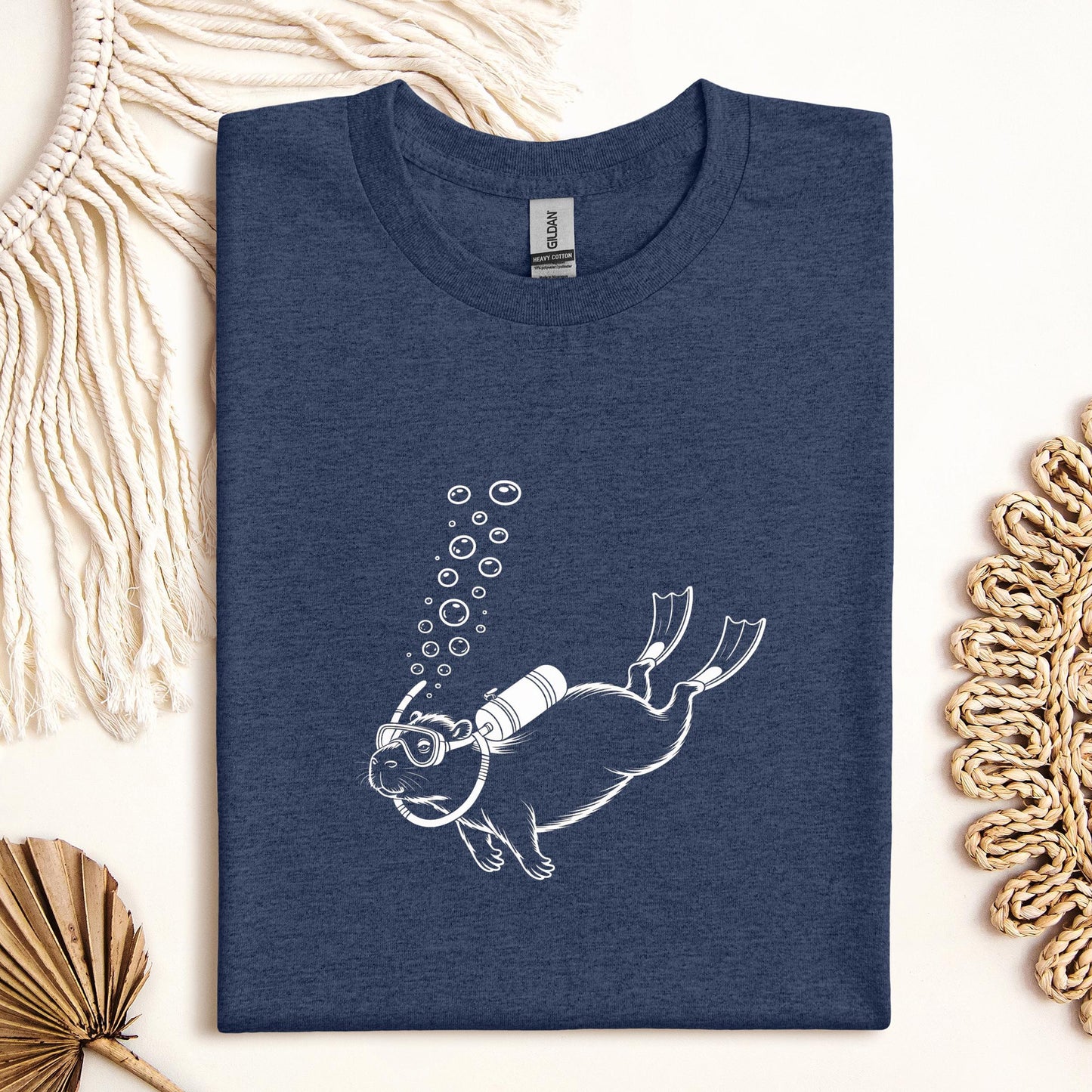 Capybara Scuba Diving Tee