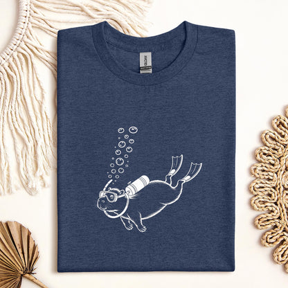 Capybara Scuba Diving Tee