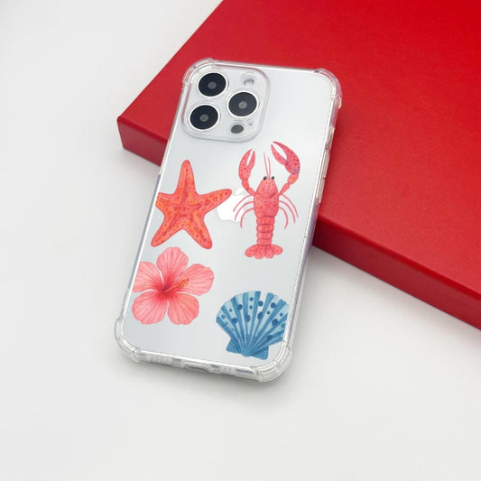 Beach Theme Hibiscus Case