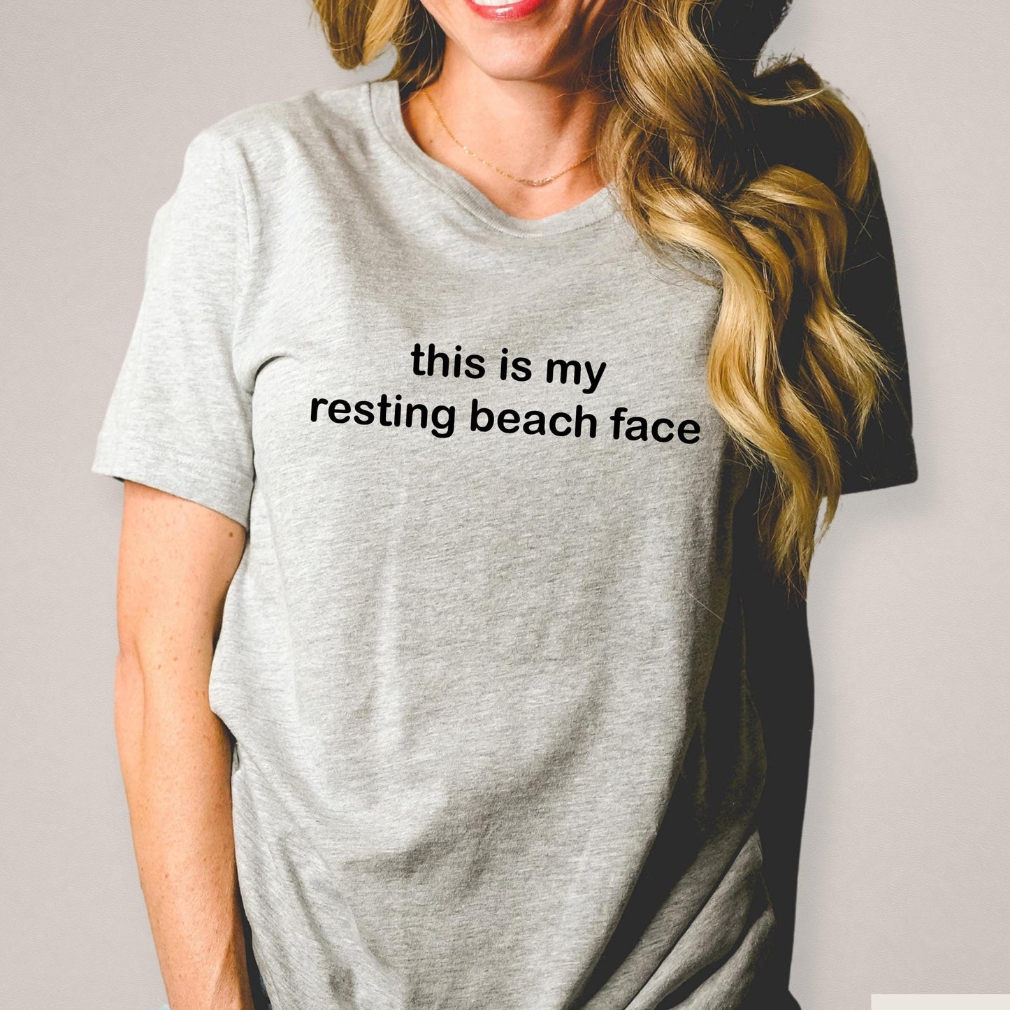 Resting Beach Face Shirt