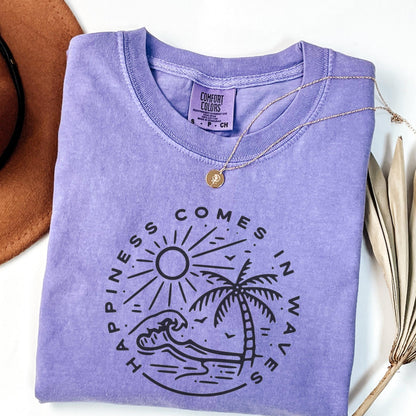 Happiness Comes in Waves Shirt V