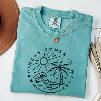 Happiness Comes in Waves Shirt V