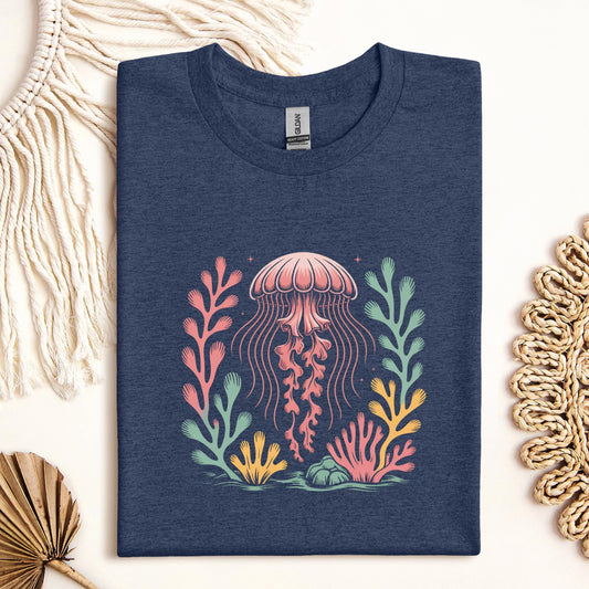 Jellyfish Coral Tee V3