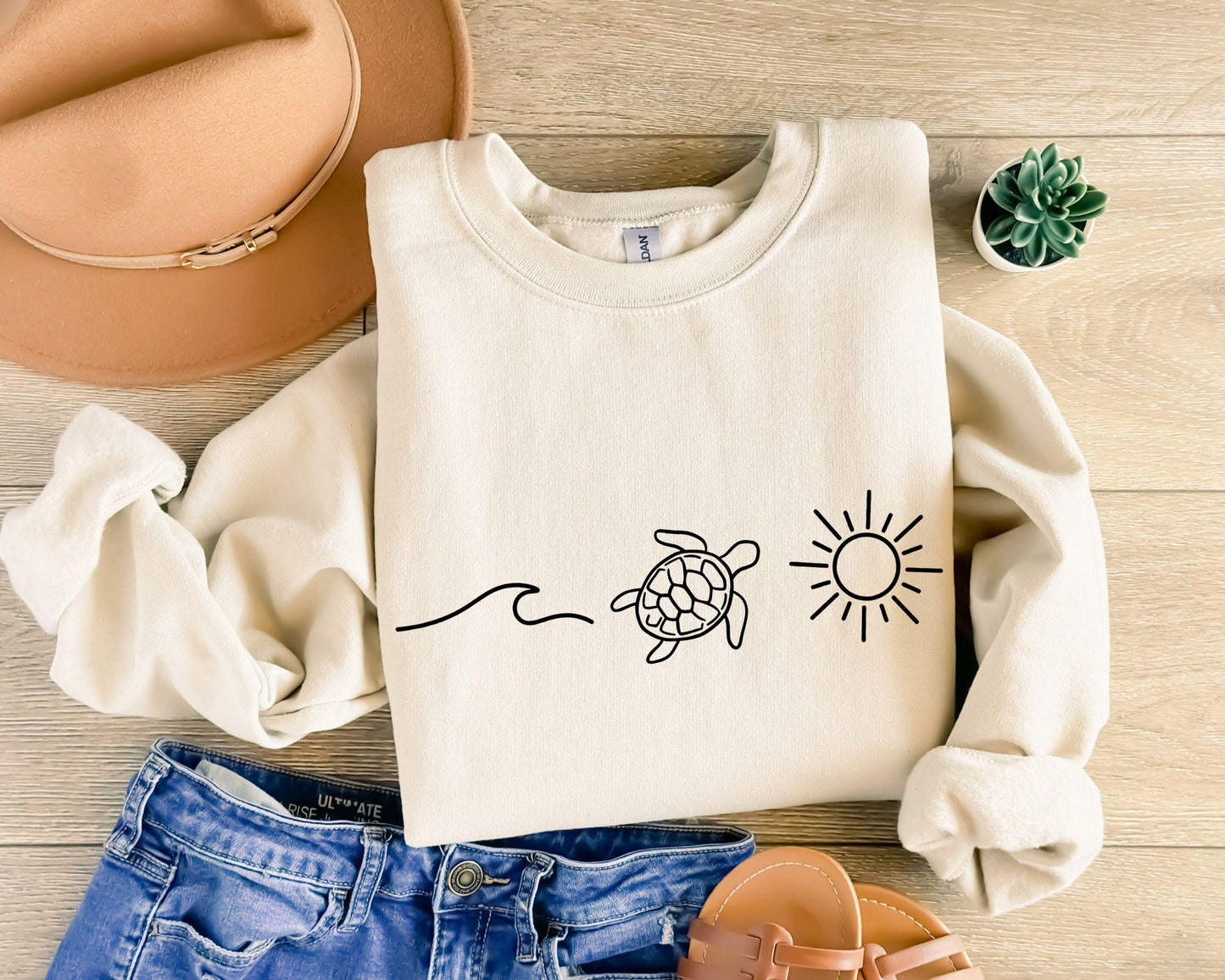 Ocean Turtle Sun Tee