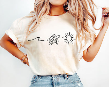 Ocean Turtle Sun Tee