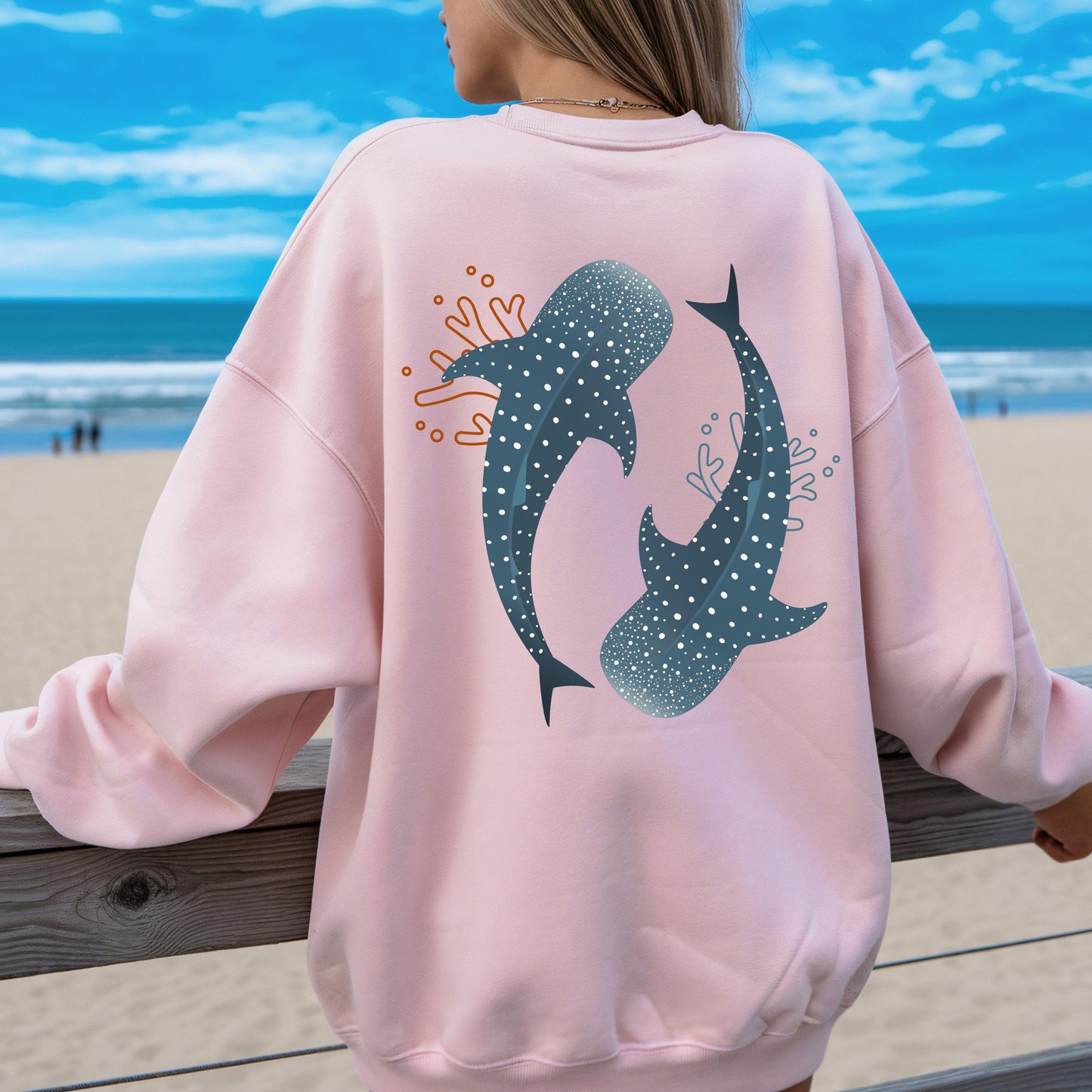 Whale Ocean Sweater New