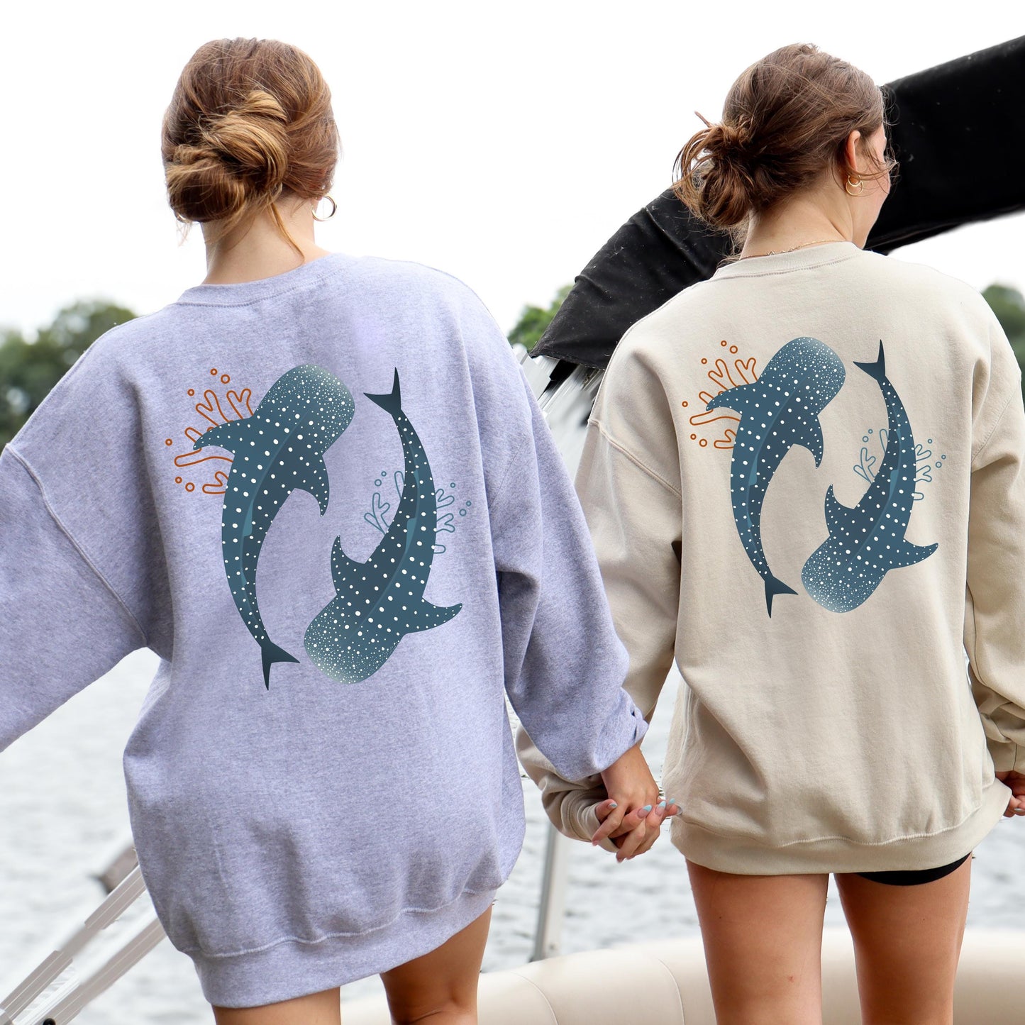 Whale Ocean Sweater New