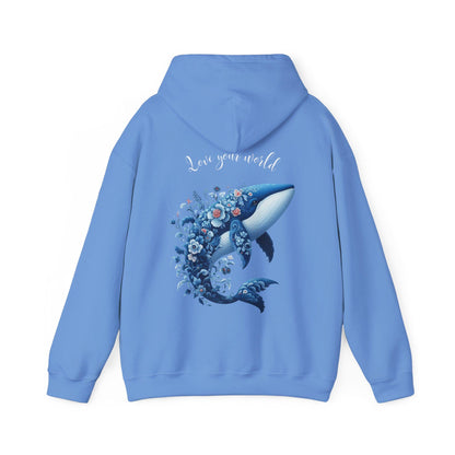 Love Your World Whale Hoodie
