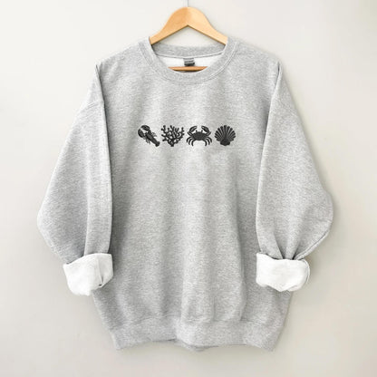 Sea Life Sweater New