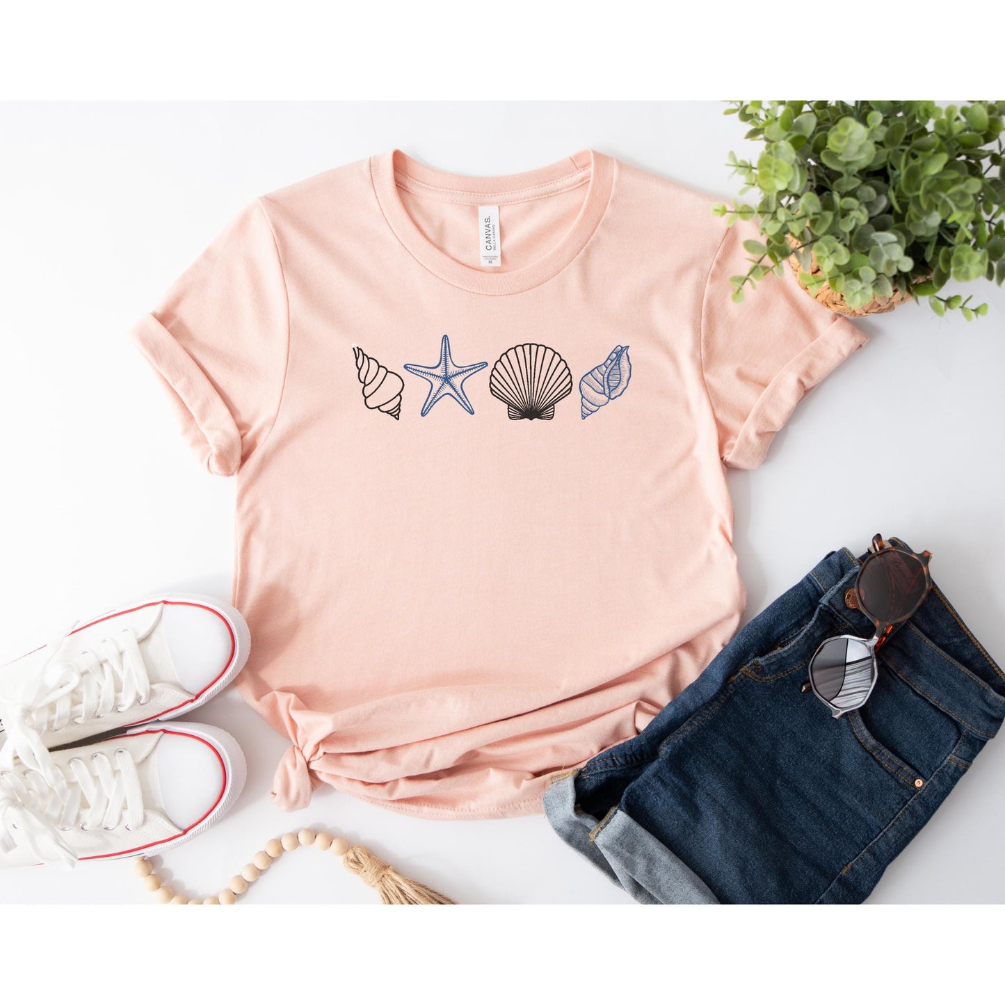 Sea Shells Beach Tee V2
