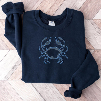 Blue Crab Sweater