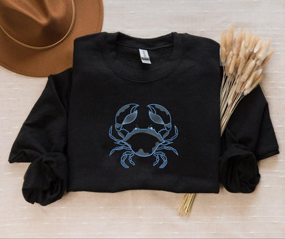 Blue Crab Sweater