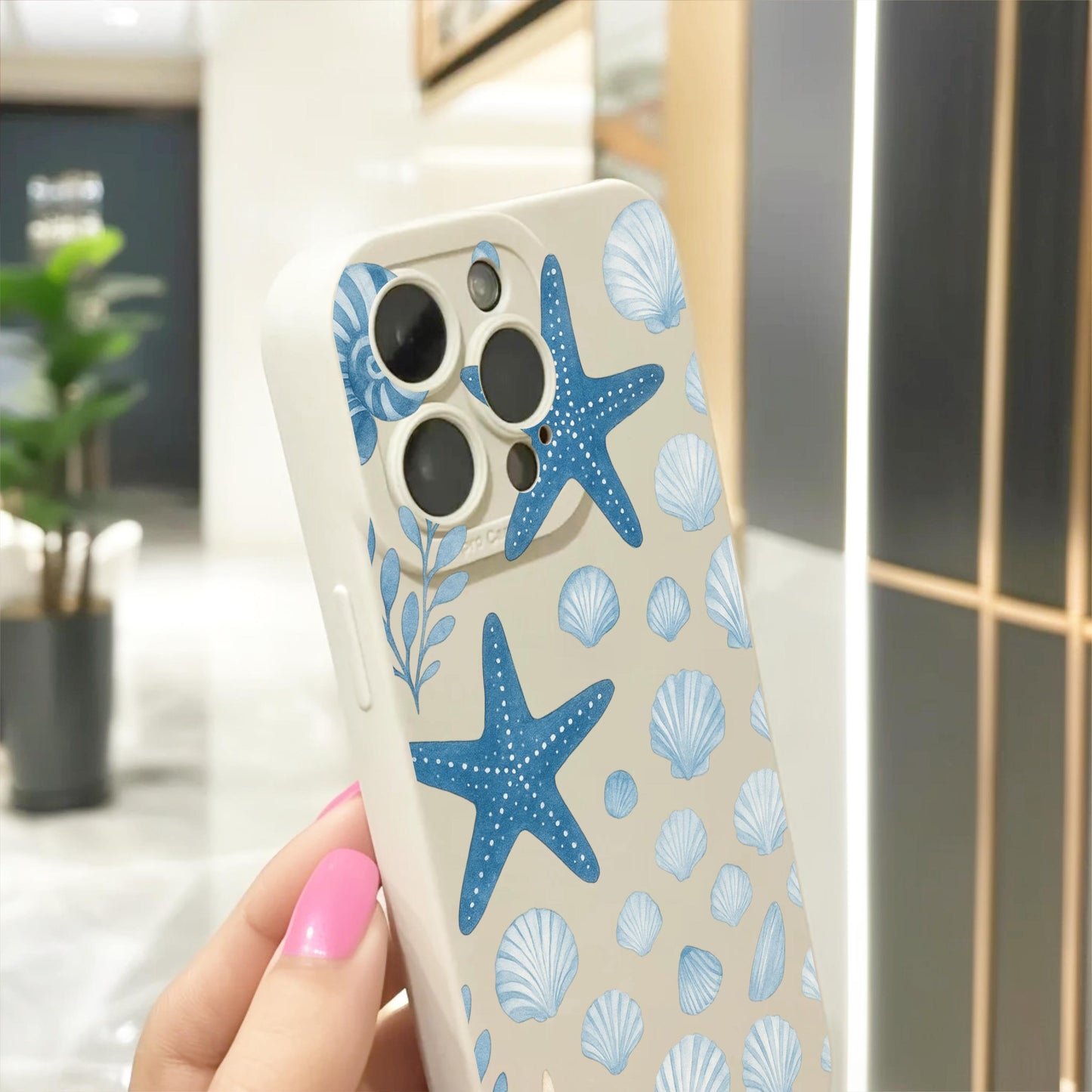 Blue Shell Starfish Case