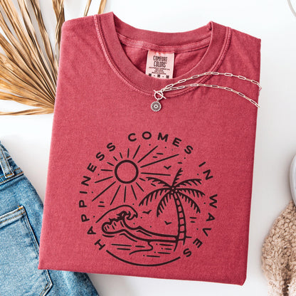 Happiness Comes in Waves Shirt V