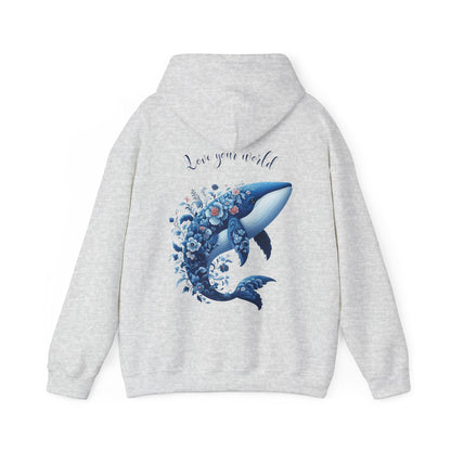 Love Your World Whale Hoodie