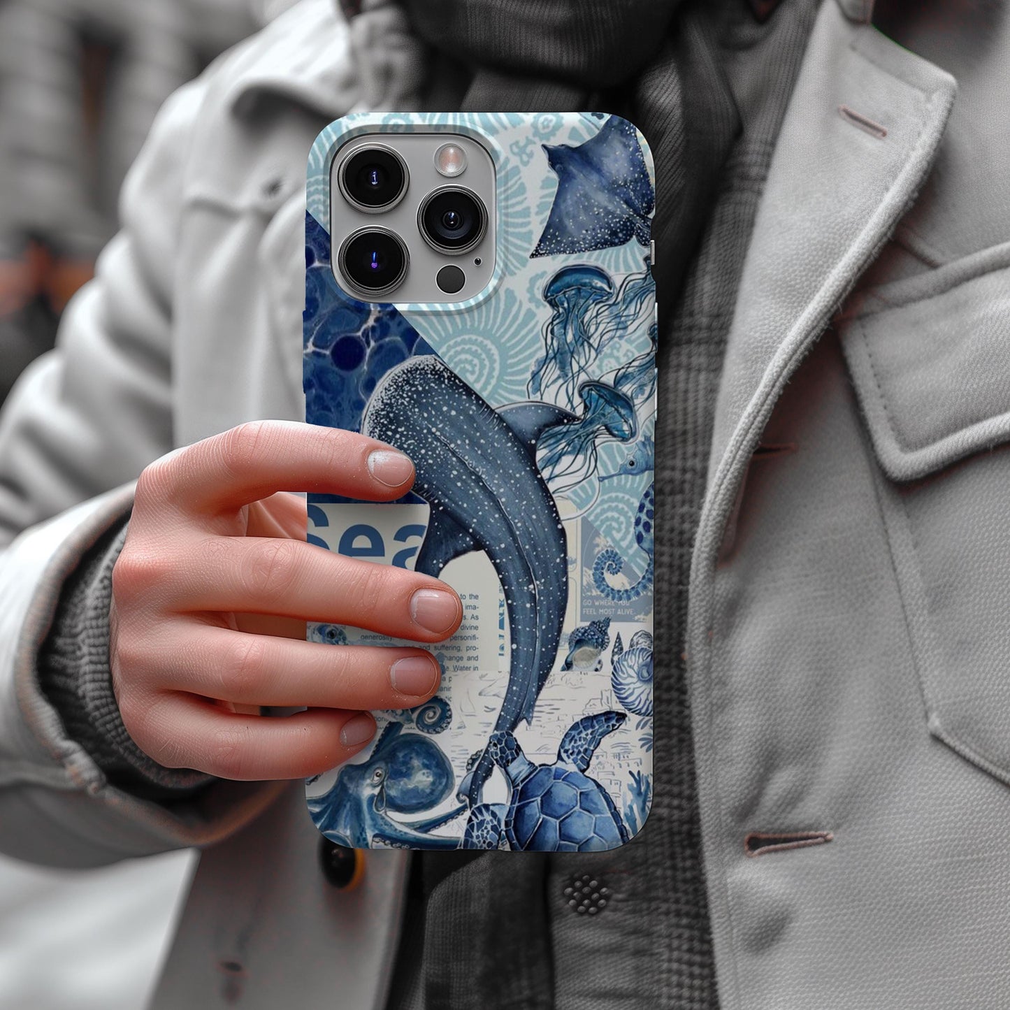 Whale Shark Coral Reef Case