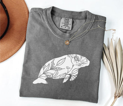 Floral Manatee Shirt