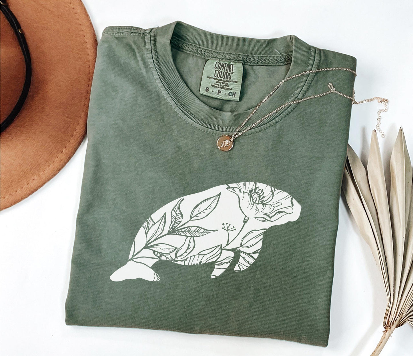 Floral Manatee Shirt
