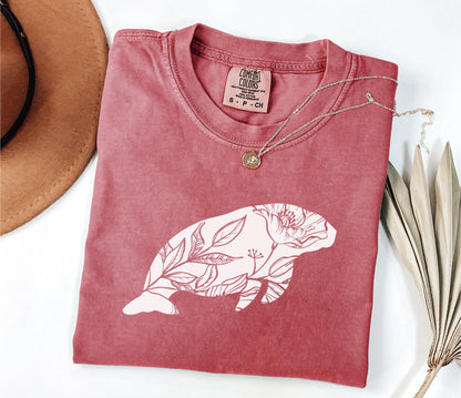 Floral Manatee Shirt