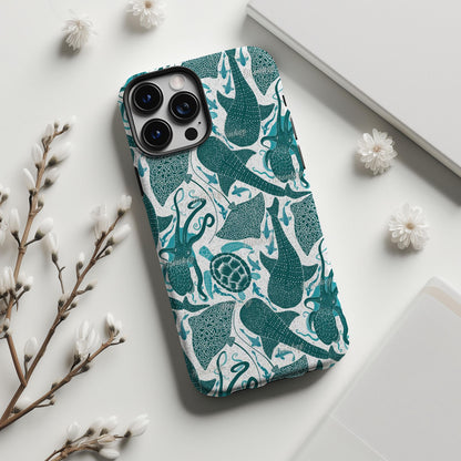 Retro Whale Shark Phone Case
