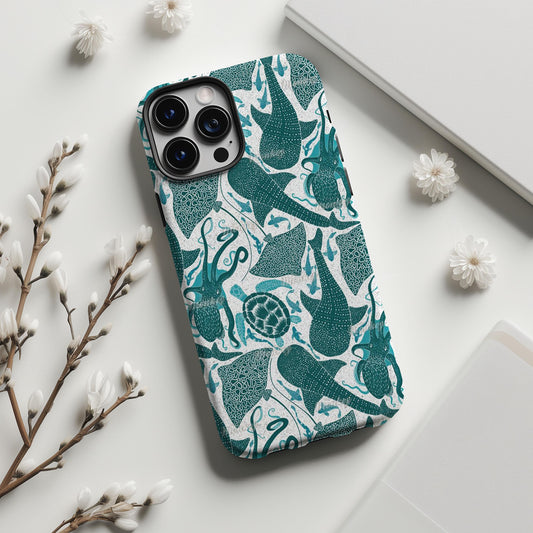 Retro Whale Shark Phone Case