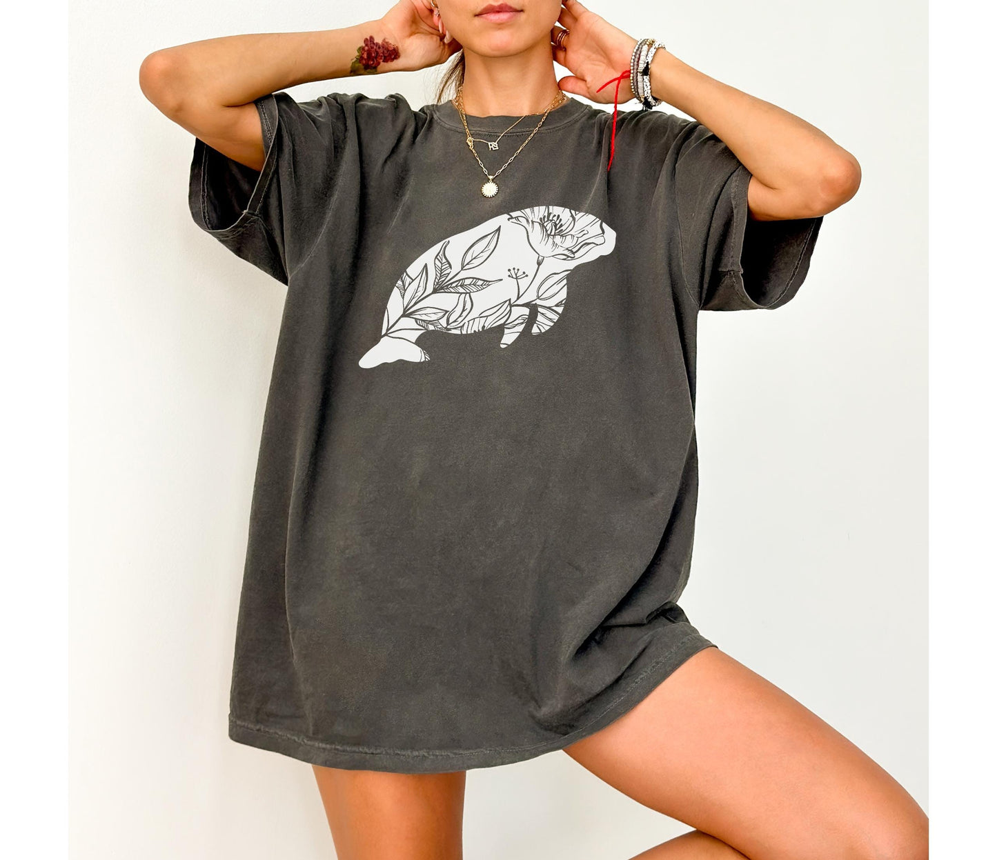 Floral Manatee Shirt