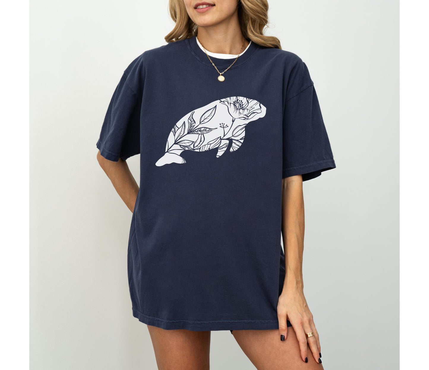 Floral Manatee Shirt