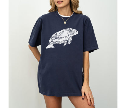 Floral Manatee Shirt