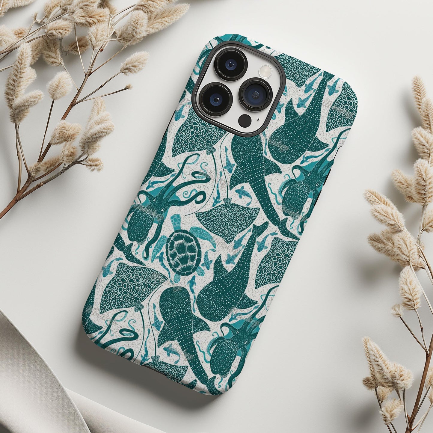 Retro Whale Shark Phone Case