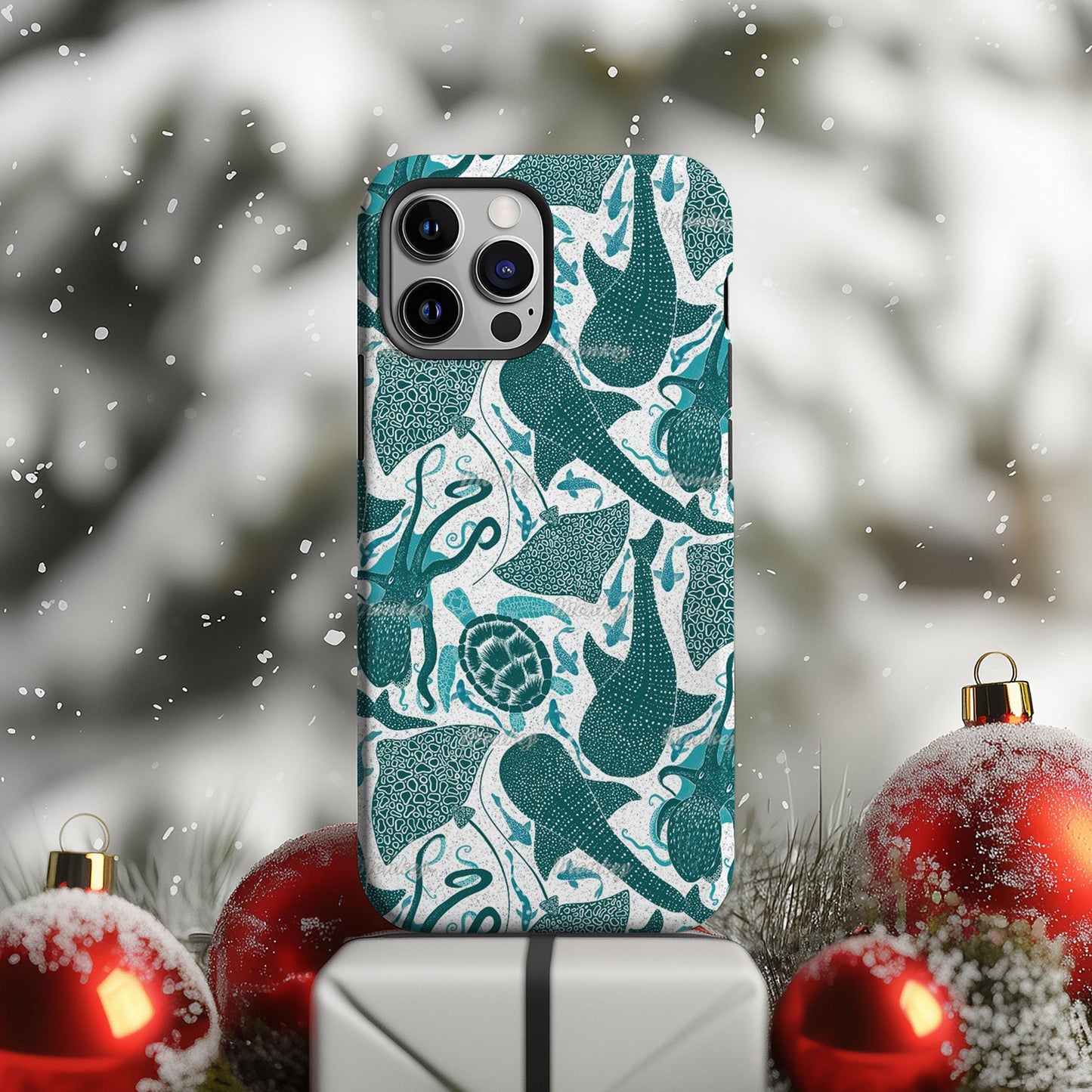 Retro Whale Shark Phone Case
