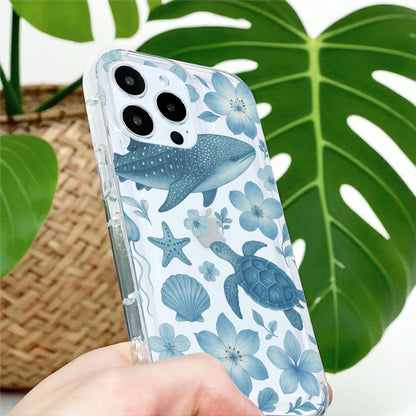 Blue Sea Life Turtle Case