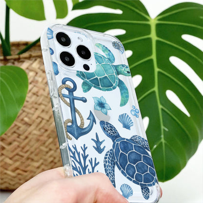Blue Turtle Pattern Case