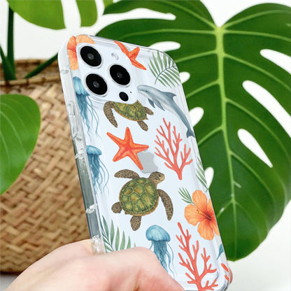 Sea Life Turtle Dolphin Case