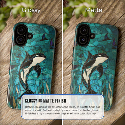 Majestic Orca Stained Case
