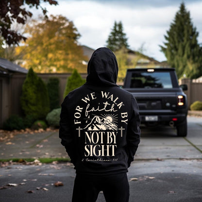 Walk By Faith Christian Hoodie