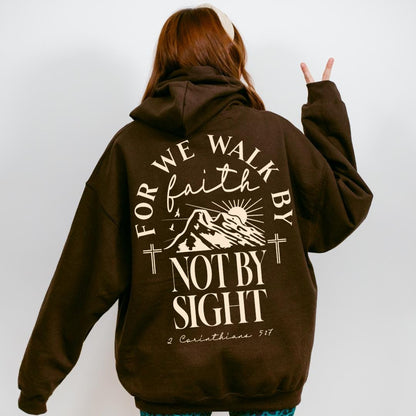Walk By Faith Christian Hoodie