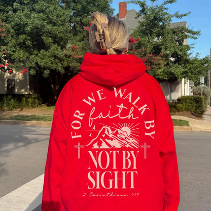 Walk By Faith Christian Hoodie
