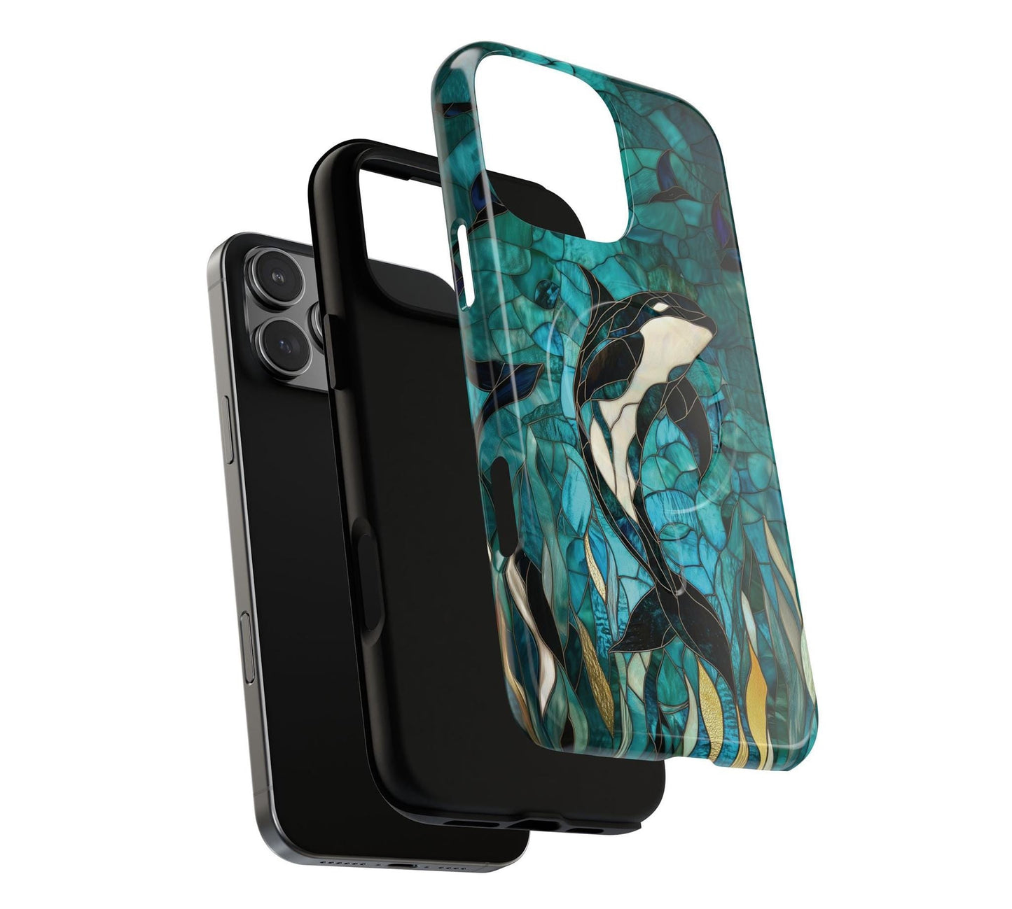 Majestic Orca Stained Case