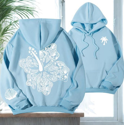Hibiscus Flower Hoodie V2