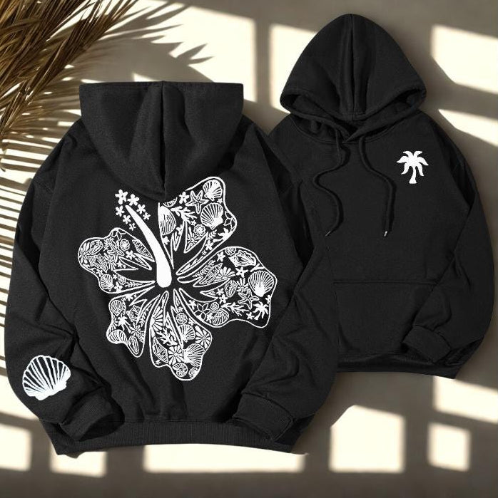 Hibiscus Flower Hoodie V2