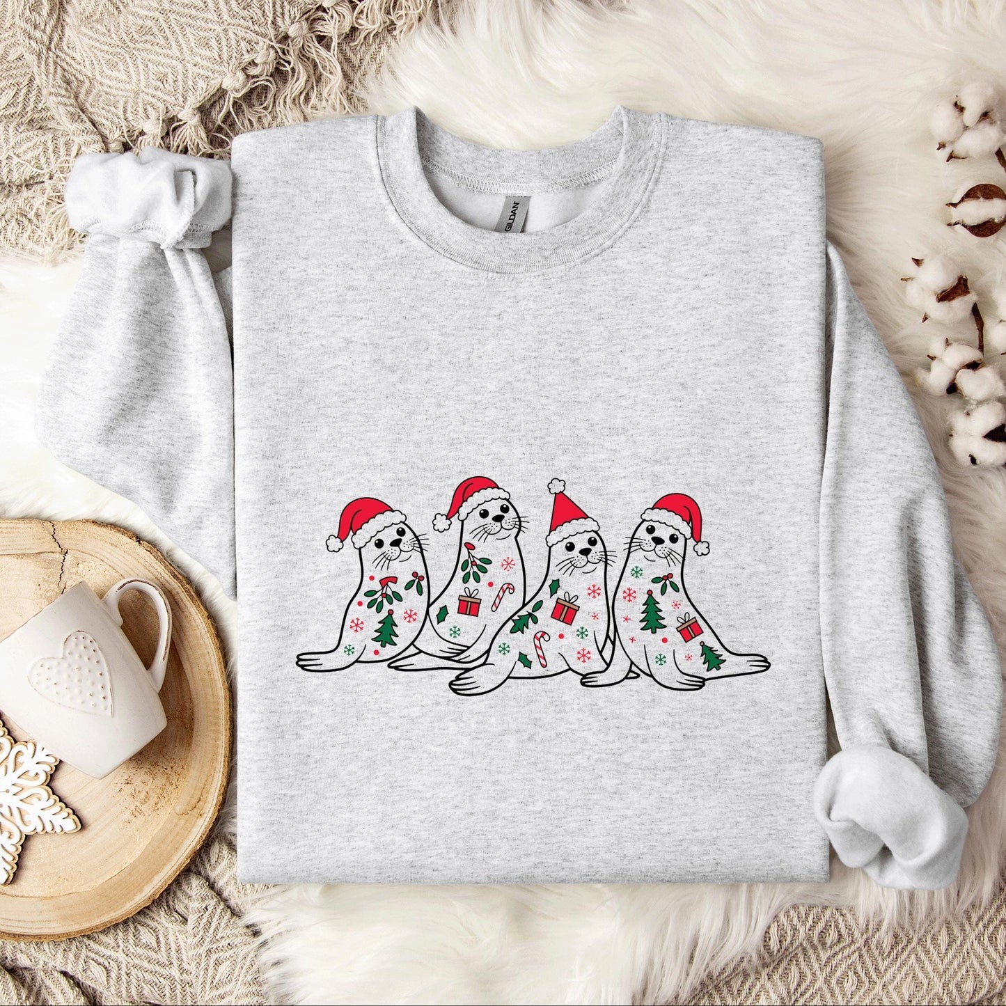 Sea Lion Christmas Jumper