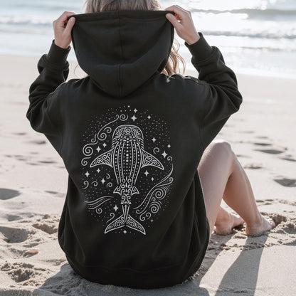 Whale Shark Pattern Hoodie