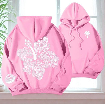Hibiscus Flower Hoodie V2