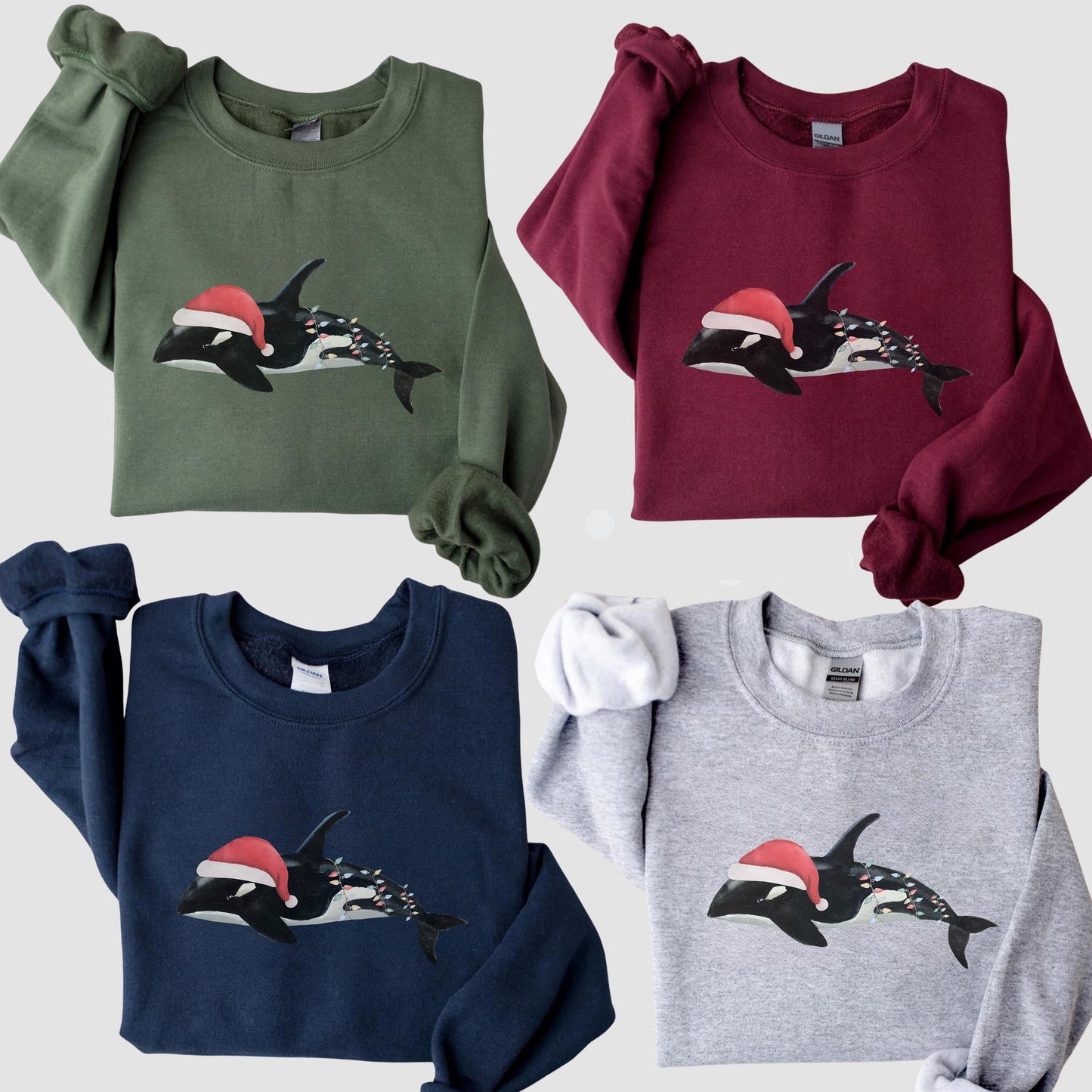 Orca Christmas Sweatshirt V2