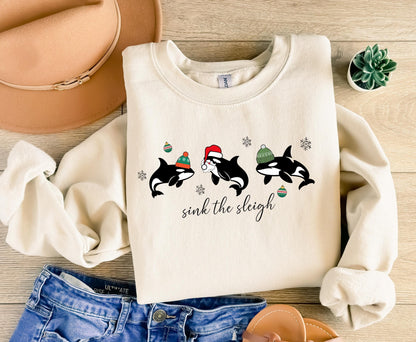 Orca Christmas Sweatshirt V3