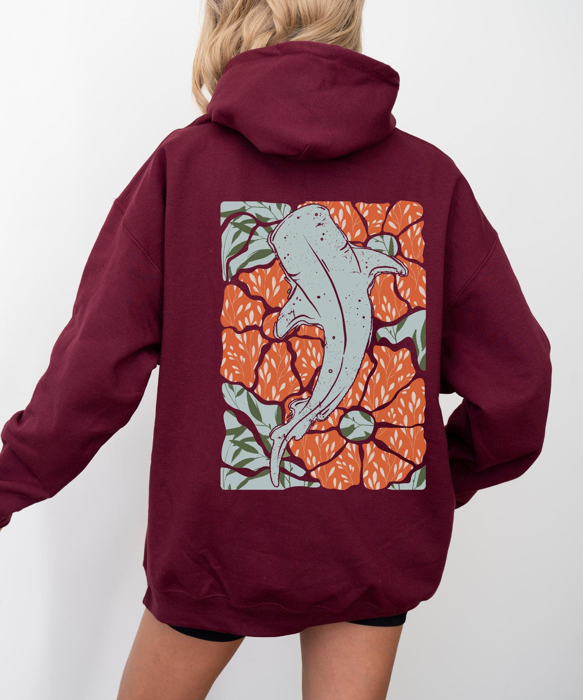 Boho Whale Shark Hoodie