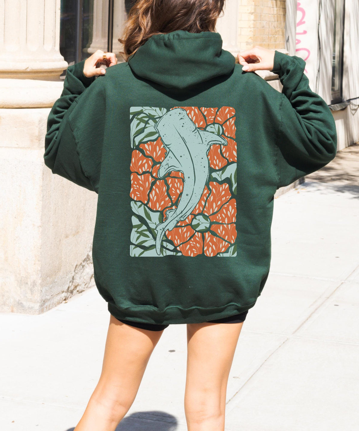 Boho Whale Shark Hoodie
