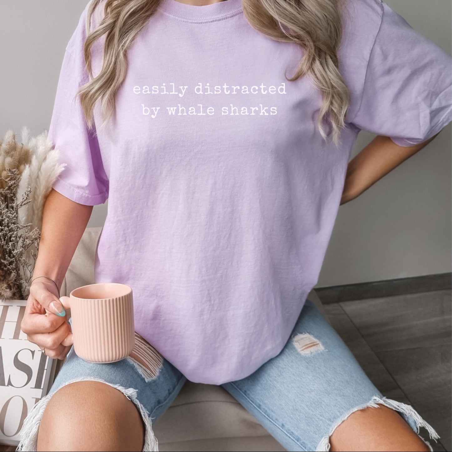 Easily Distracted By Whale Sharks Tee