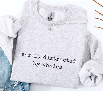 Easily Distracted By Whales Sweater